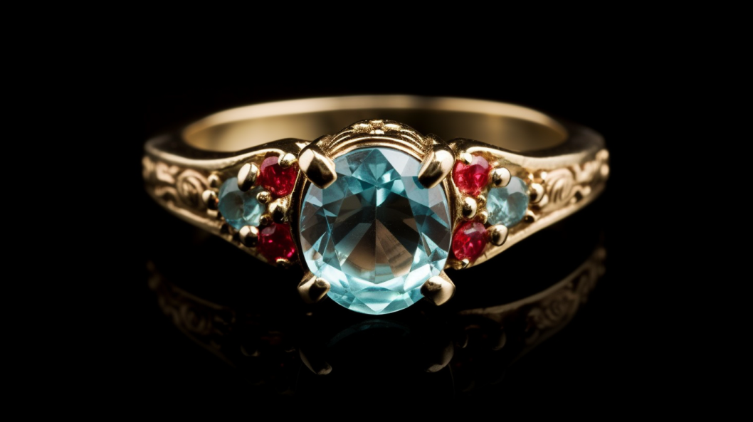 Enchanting Aquamarine And Ruby Rings: Celebrating Love And Elegance