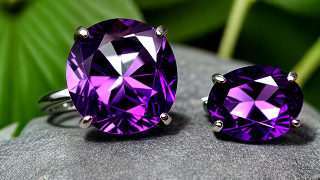 alexandrite and amethyst comparison