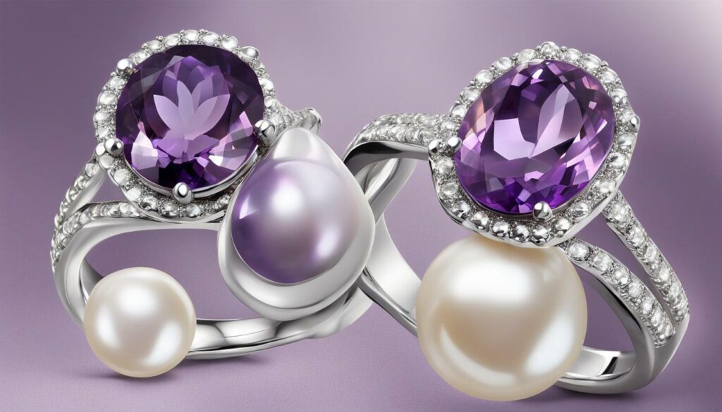 amethyst and pearl compatibility