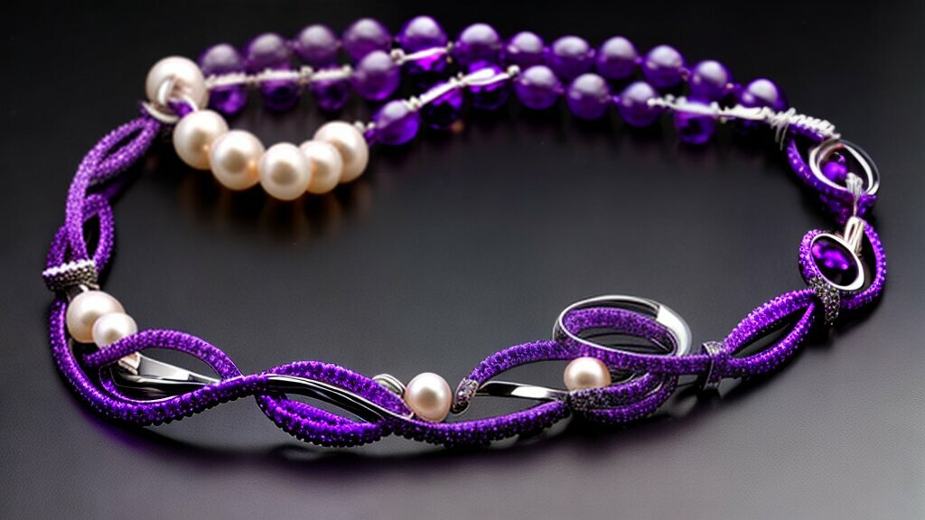 amethyst and pearl jewelry