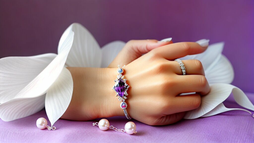 amethyst and pearl jewelry