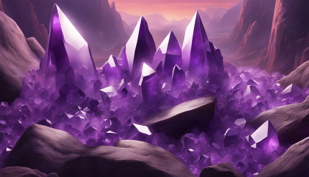 amethyst crystals