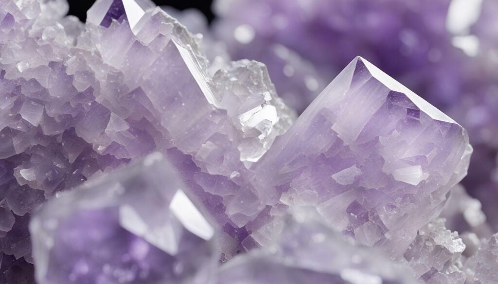 natural white amethyst